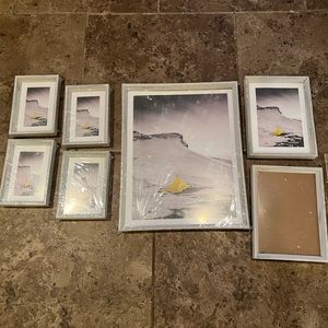 Set of grey picture frames!